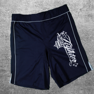 Blue Natural Born Fighter Training Shorts