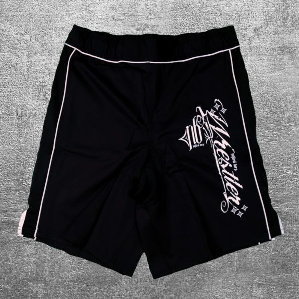 Black Natural Born Wrestling Training Shorts